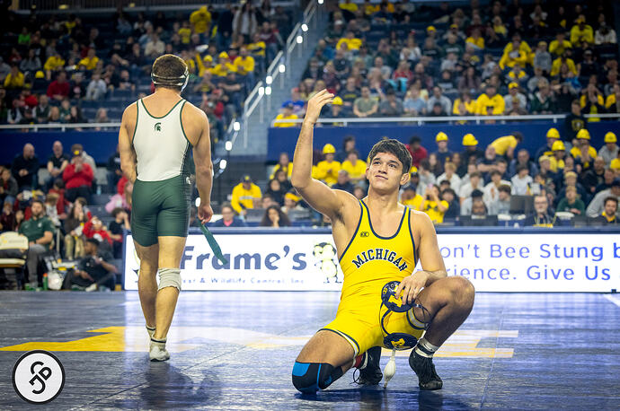 JD Scott Photography-UofM Wrestling-MSU-Crisler Center-1
